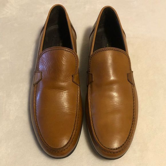 To Boot New York by Adam Derrick Light Brown Leather Loafers • Men’s Sz 8 main image 5